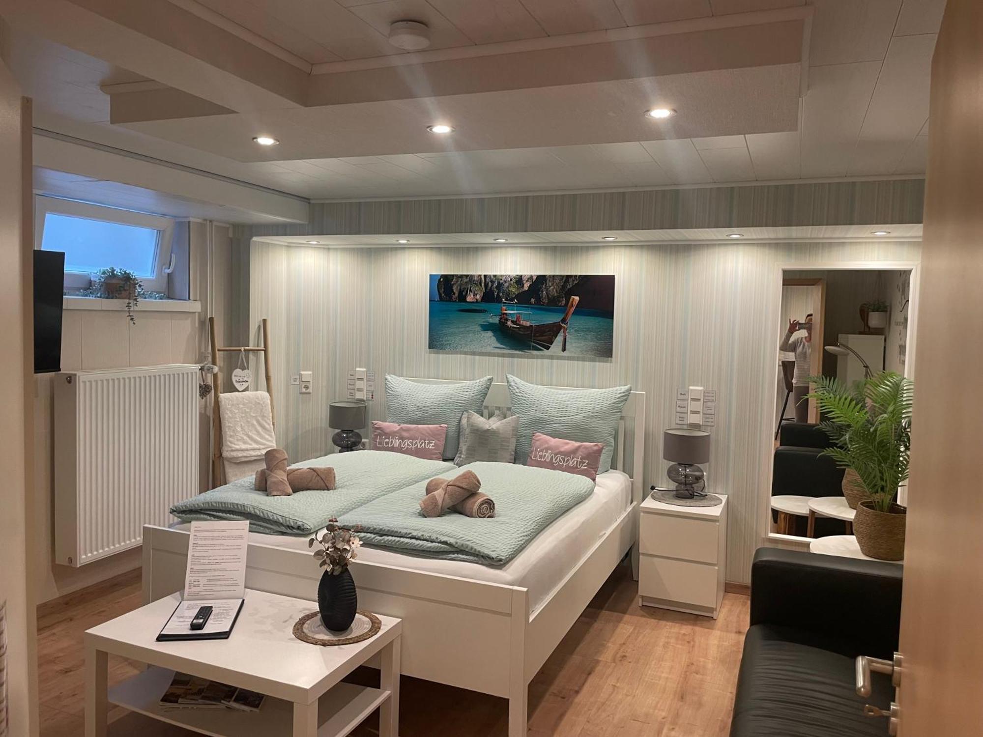 Moderne Ferienwohnung Zur Schlosshoehe Лизер Экстерьер фото
