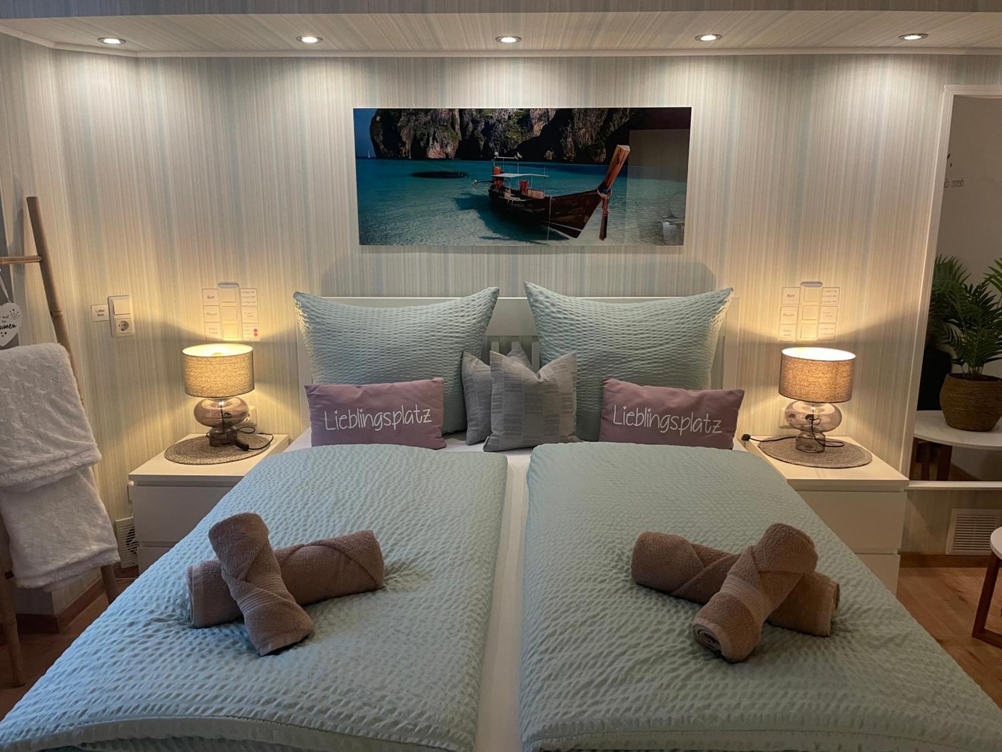 Moderne Ferienwohnung Zur Schlosshoehe Лизер Экстерьер фото
